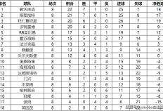 2023-24赛季德国甲级联赛联赛第9轮赛程及积分榜排名详情一览