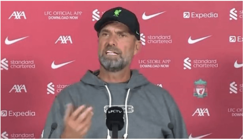 尤尔根·克洛普（Jurgen Klopp）无视英格兰超级联赛联赛的要求