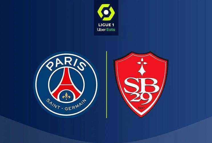 法甲（Ligue 1）联赛 布雷斯特 对阵 巴黎圣日耳曼