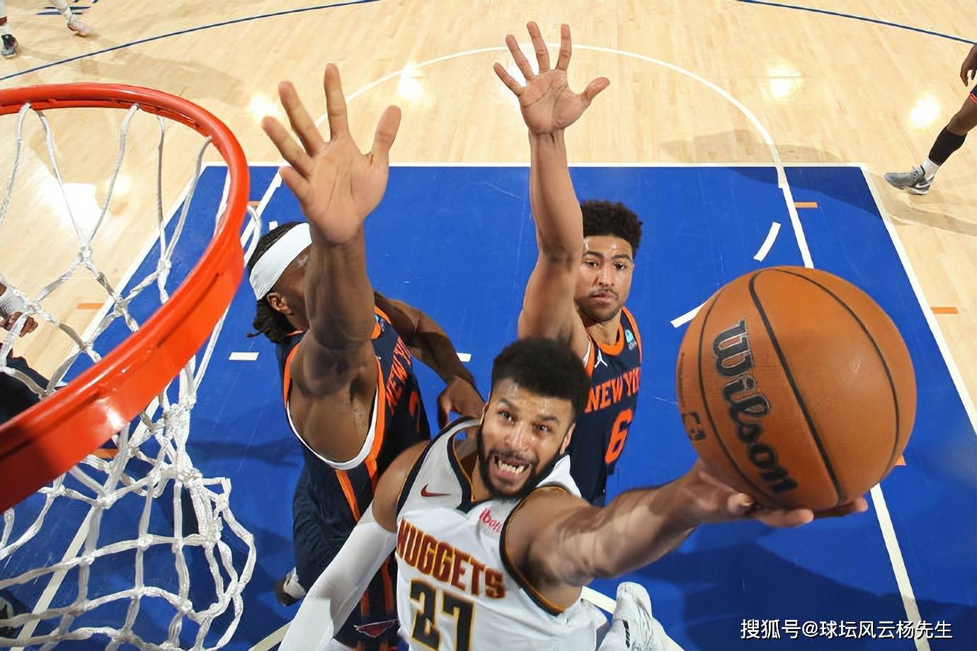 NBA常规赛，尼克斯122-84大胜掘金，38分豪取5连胜